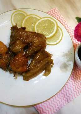 Ayam goreng saus lemon