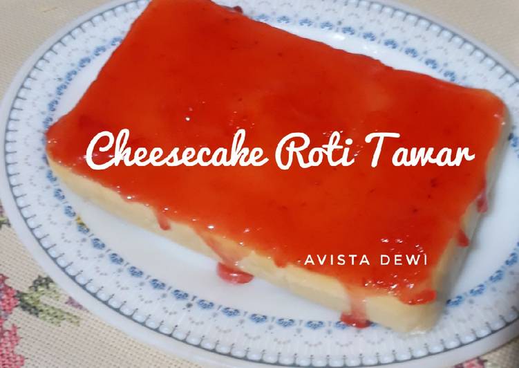 cara membuat #43. Cheesecake Roti Tawar Lumer