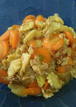 Cah wortel baby corn