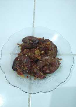 Hati ayam balado