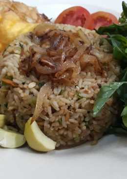 Nasi goreng Ketje (kemangi+telortomat+jengkol)