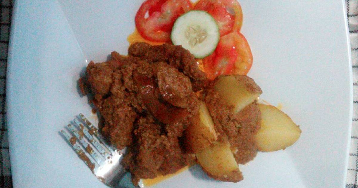 rendang kentang recipe Resep  oleh Cookpad Nurjannah kentang Rendang