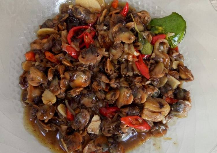 resep Kerang Saos Tiram