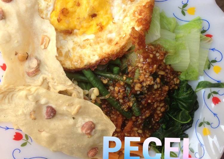 resep Pecel sayur+telur