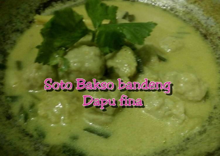 resep masakan Soto Bakso bandeng