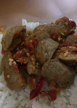 Bakso sambel penyet simple buat bekel