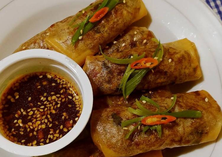 bahan dan cara membuat Lumpia ala Korea