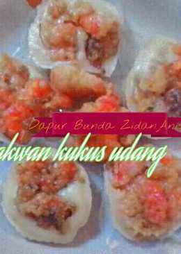 Bakwan udang kukus