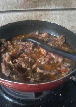 Tongseng asam manis ala rachma ndut'