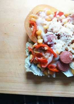 Pizza roti rumput laut teflon