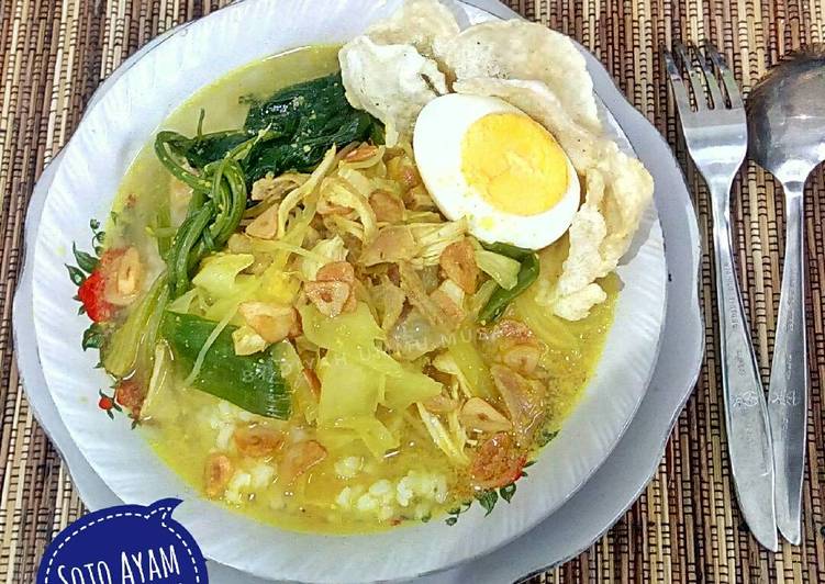 resep masakan Soto Ayam Lamongan Sederhana No Koya