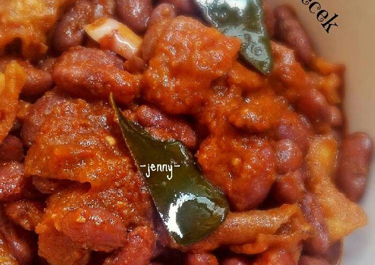 resep masakan Sambalado Kacang Kerecek