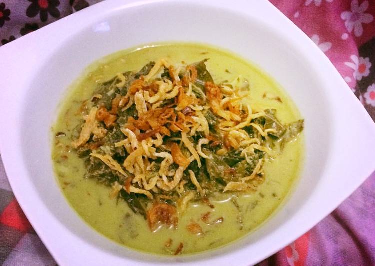 resep makanan Sayur Daun Singkong Setengah Tumbuk