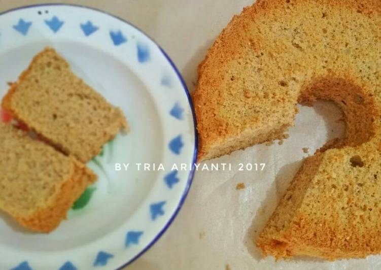 gambar untuk resep Moca Chiffon Cake Gluten Free