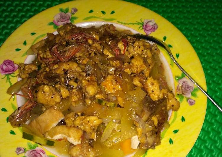 resep makanan D buang sayang jadi hidangan tumis kulit semangka saos ayam