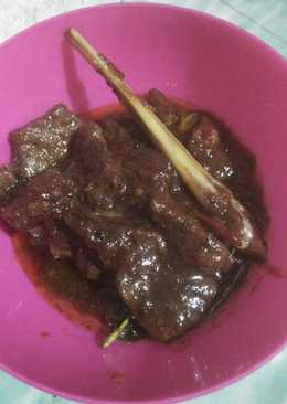 Tumis hati sapi dan sisa daging lada hitam