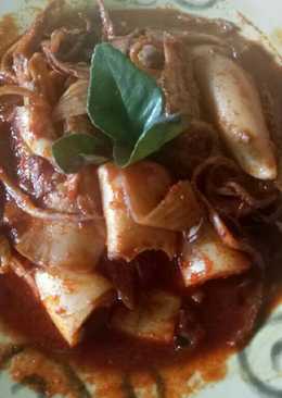 Balado Cumi Asam Manis Pedas