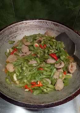 Tumis buncis bakso special