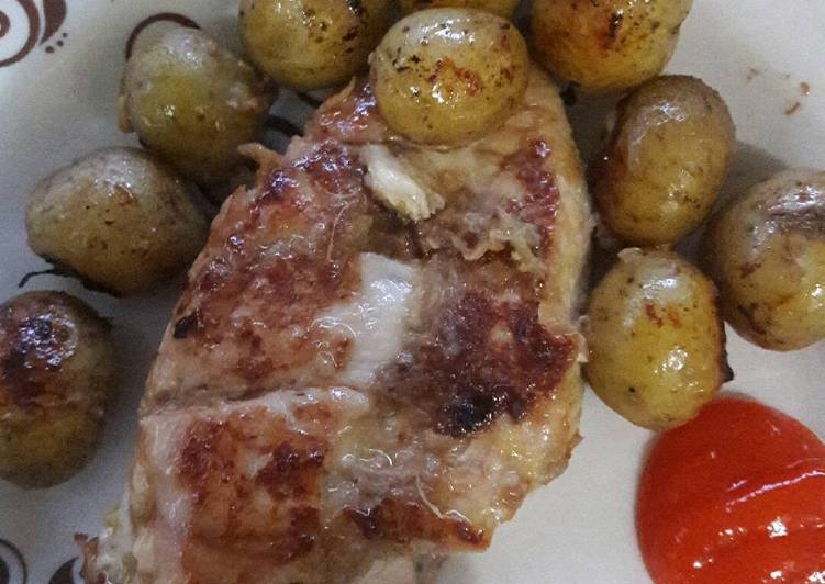 resep Juicy chicken ginger