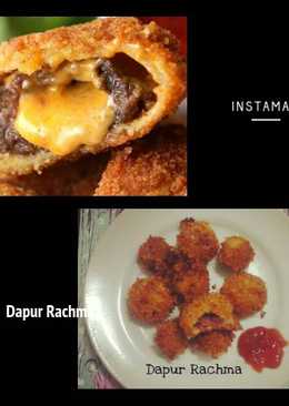 Burger Keju Cincin Bawang Bombay