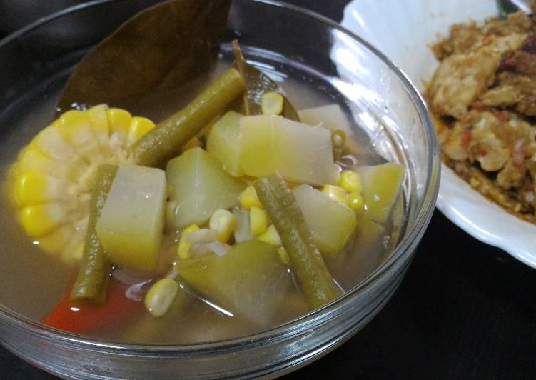 bahan dan cara membuat Menu sehat Sayur Asem sedep!