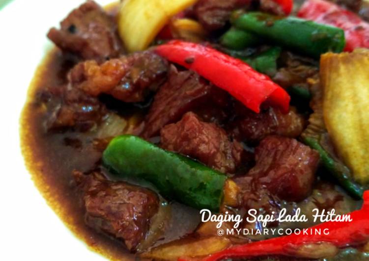 Resep Daging Sapi lada hitam Oleh Mydiarycooking