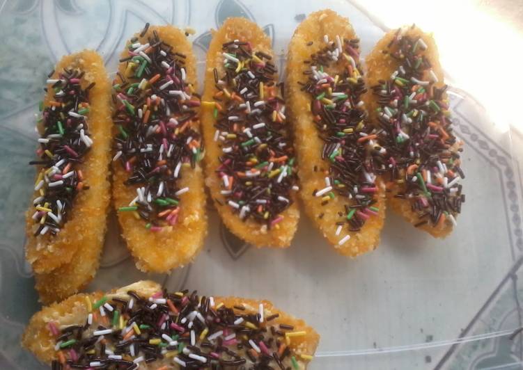 cara membuat Pisang goreng krispy