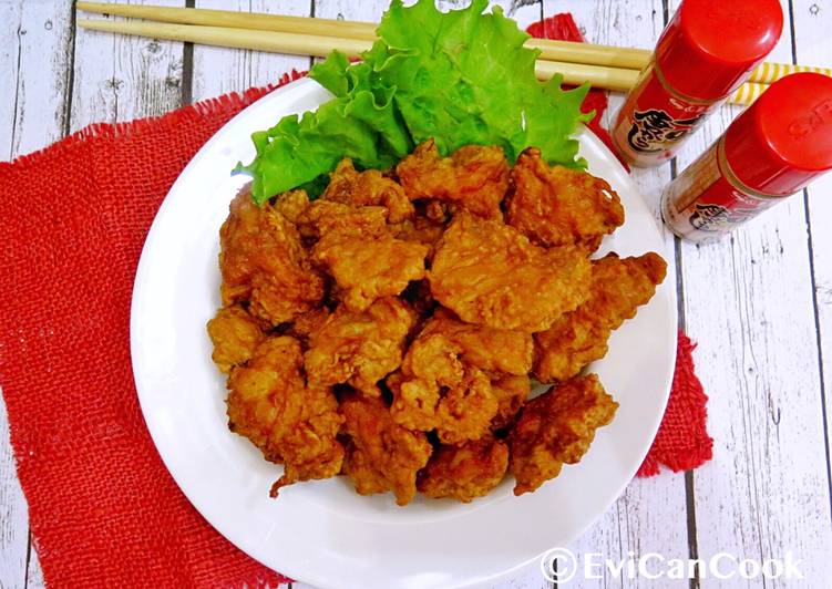 resep masakan Chicken Karaage/ Ayam Goreng Jepang