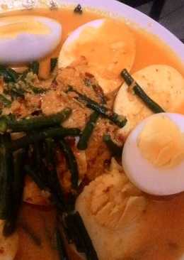Telur Santan Kuning Kacang Panjang