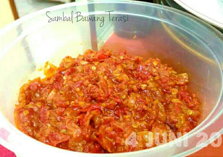 resep Sambal Bawang Terasi (Sambal Pecel Lele)