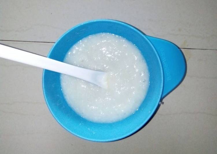 resep MPAsi (bubur ikan labusiam)