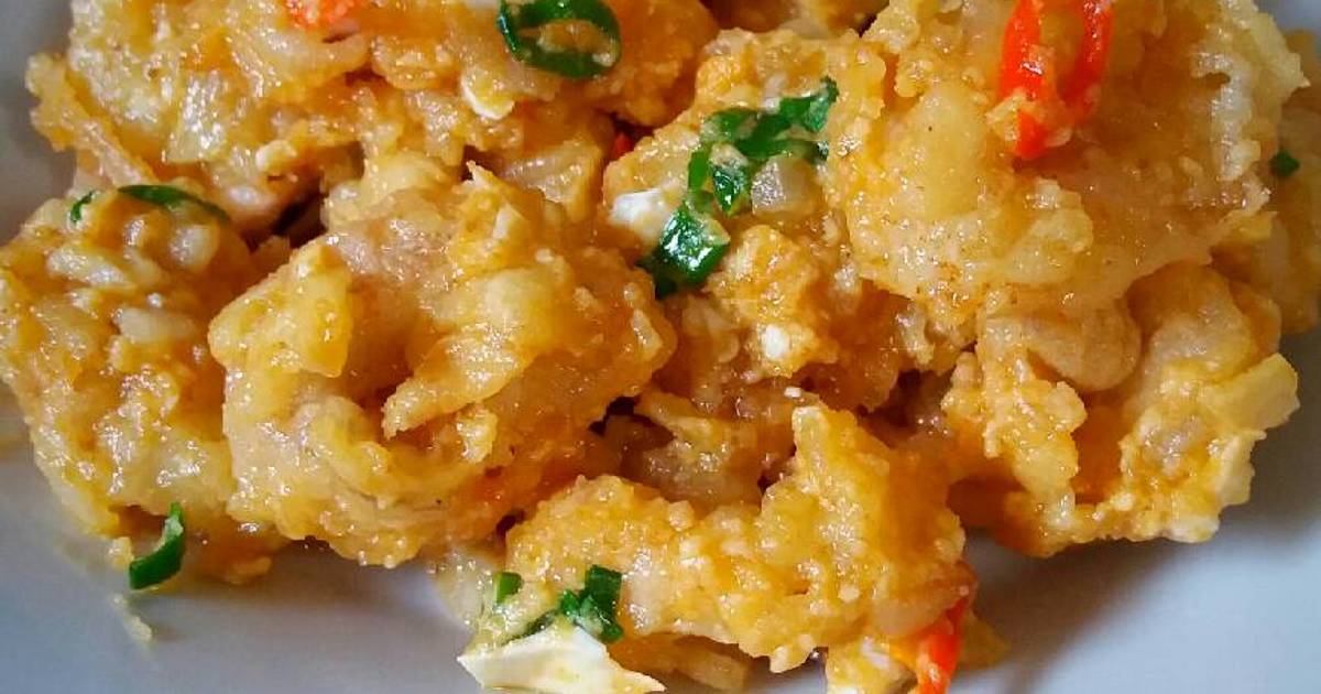  Resep  Cumi crispy  saus  telur  asin  oleh Lizna Ananda Cookpad