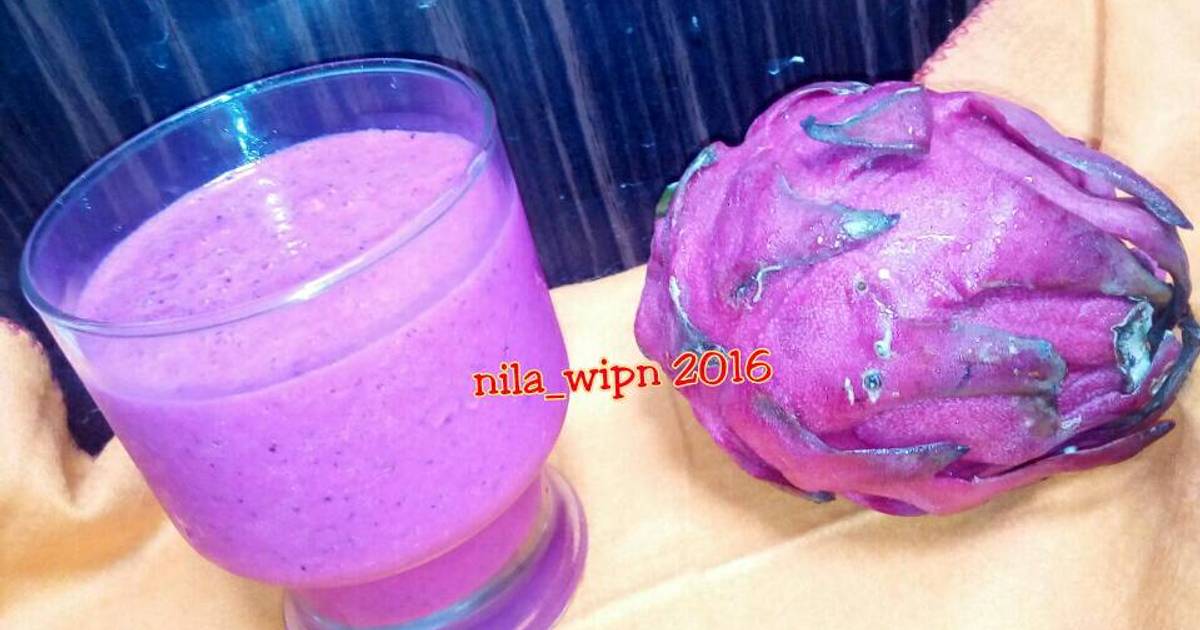 Resep Jus Buah Naga & Apel Hijau