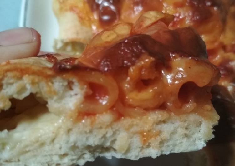 gambar untuk resep Pizza macaroni keju pedas