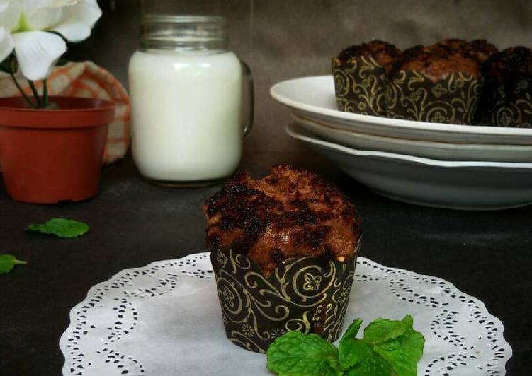 bahan dan cara membuat Muffin pisang kukus ?? Moist (#pr_muffin)