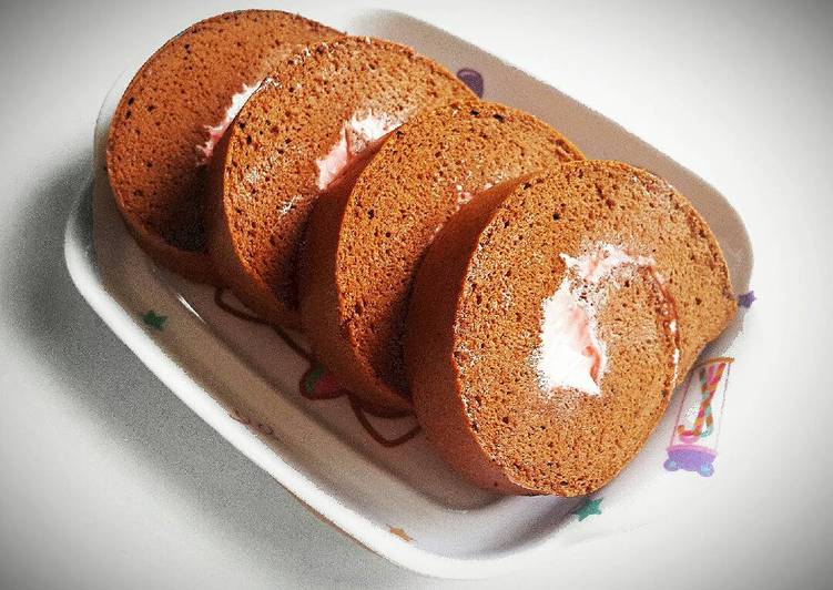 resep makanan Chocolate Roll Cake