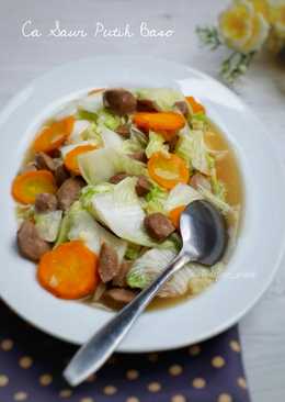 Ca Sawi Putih Baso