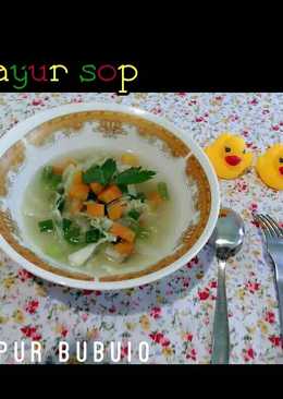 Sayur sop mpasi