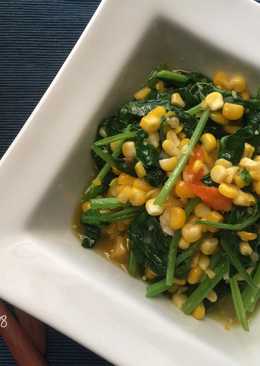 Tumis Bayam Jagung