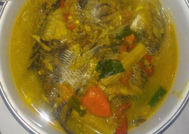 resep makanan Gulai Ikan Nila Tanpa Santan Enaknya Bikin nagih ????