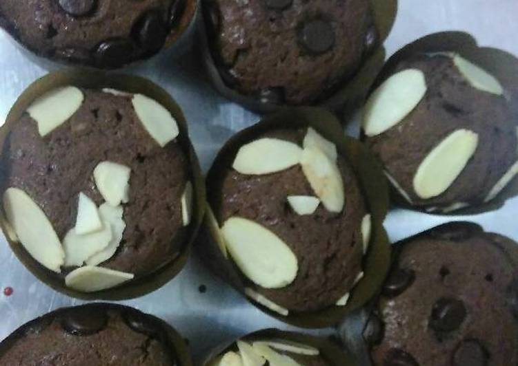 gambar untuk cara membuat Muffin Coklat Panggang