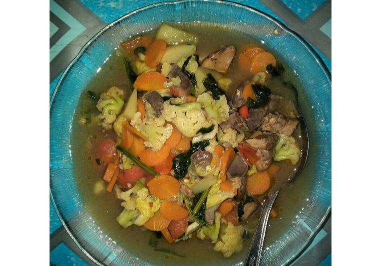 resep makanan Capcay Sayur Kuah Pedas