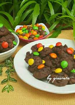 Kukis Coklat Renyah (Chocolate choco crunch cookies)