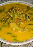 Ikan Pari Bumbu Kuning Pedas Manis