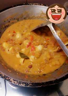 Sambal Krecek, kacang Tolo, Telor puyuh