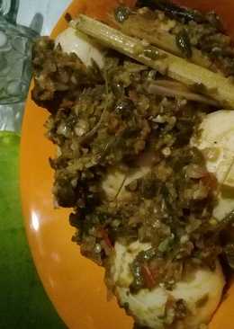 Balado telur cabe ijo