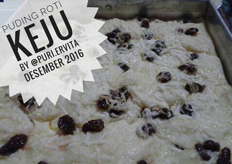 resep masakan Puding roti keju no baking