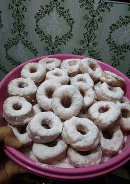 Donat salju simpel