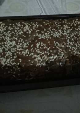 Brownies coklat wijen