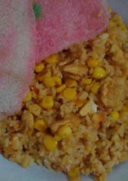 Nasi goreng jagung manis rumahan